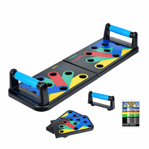 Tabla de Flexiones Push Up Plegable Multifuncional – Entrenamiento Completo en Casa